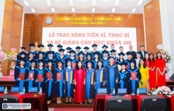 Lễ trao bằng tiến sĩ, thạc sĩ và bế giảng cao học khóa 26B