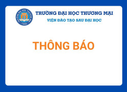 Thông báo dừng tiếp nhận Hồ sơ đăng ký dự tuyển và điều chỉnh Kế hoạch  tuyển sinh Thạc sĩ Điều hành cao cấp ngành Quản trị kinh doanh khoá 2 năm 2025
