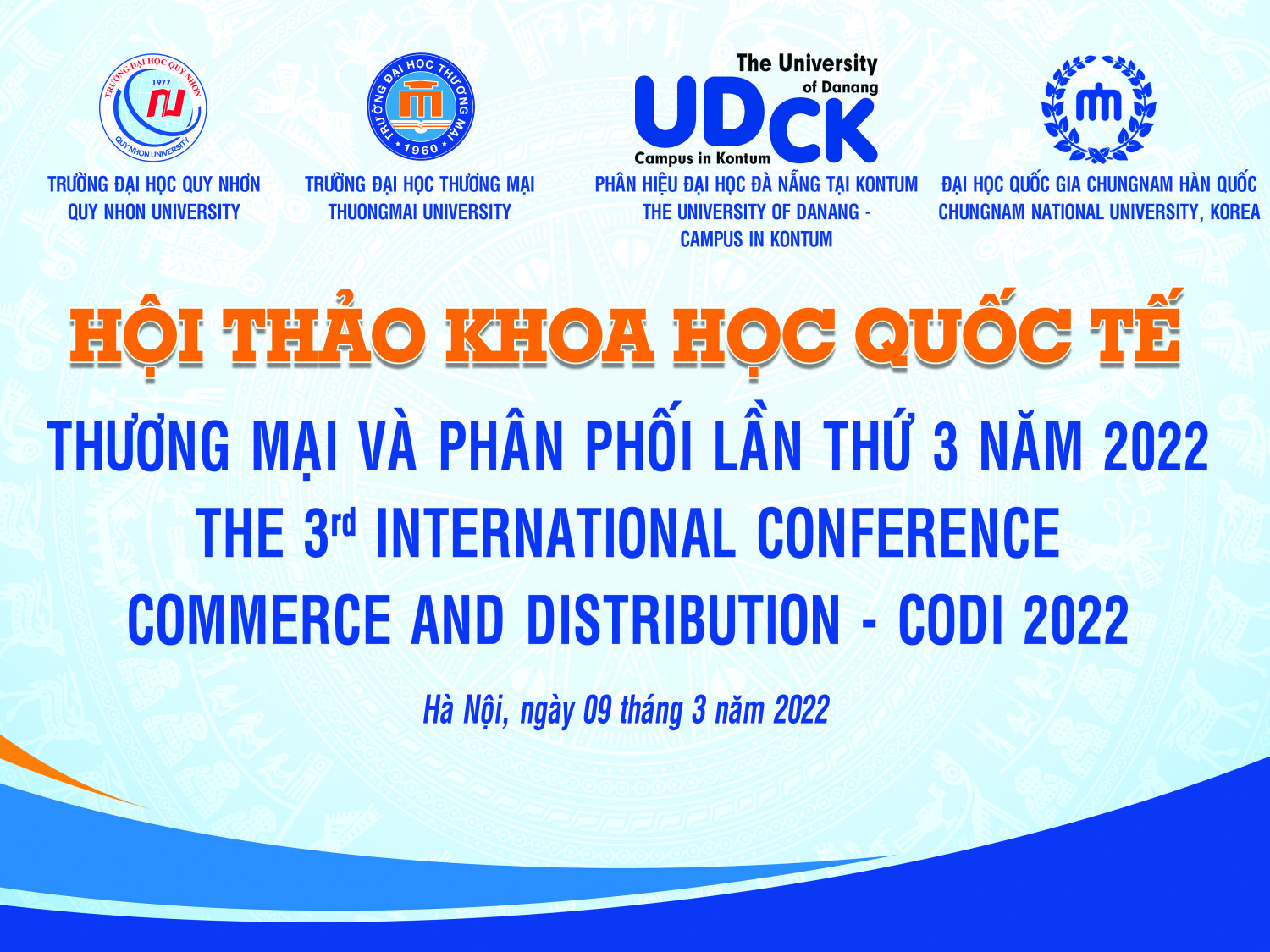 Hội thảo khoa học Quốc tế “Thương mại và Phân phối” lần thứ 3 năm 2022 – CODI 2022